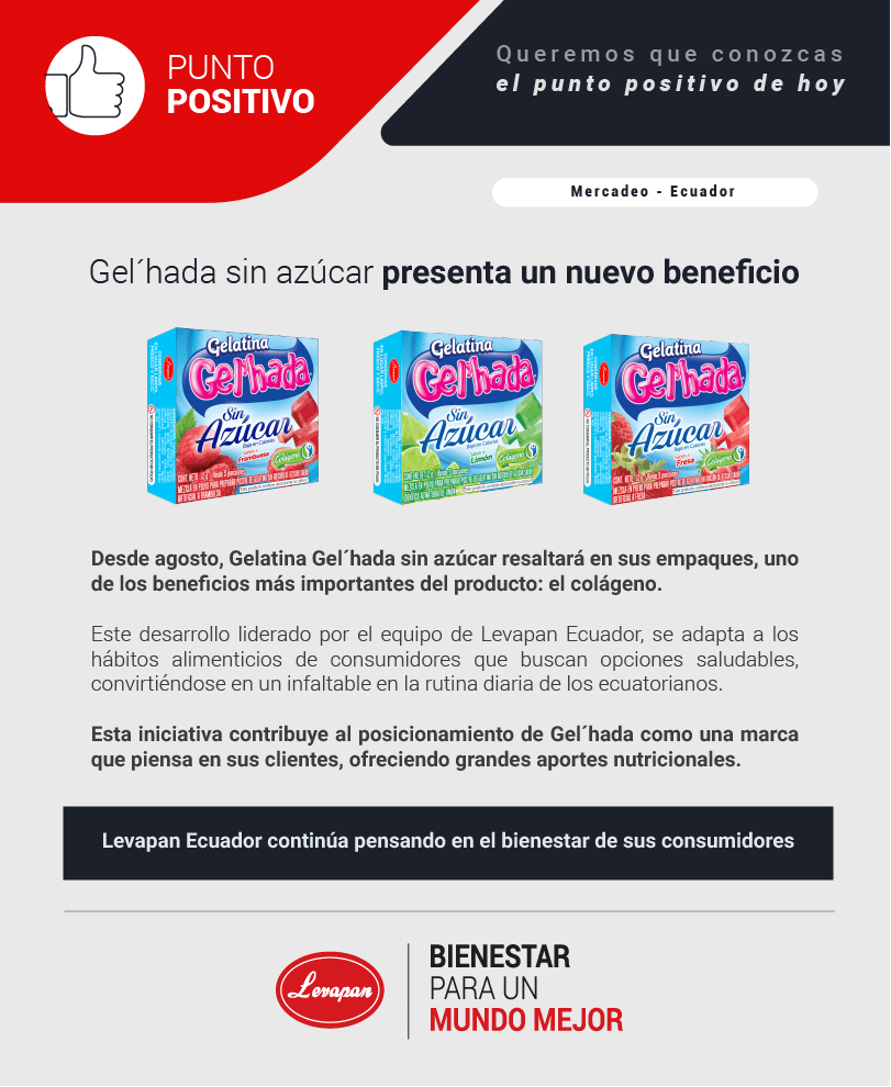 Gelhada trae beneficio