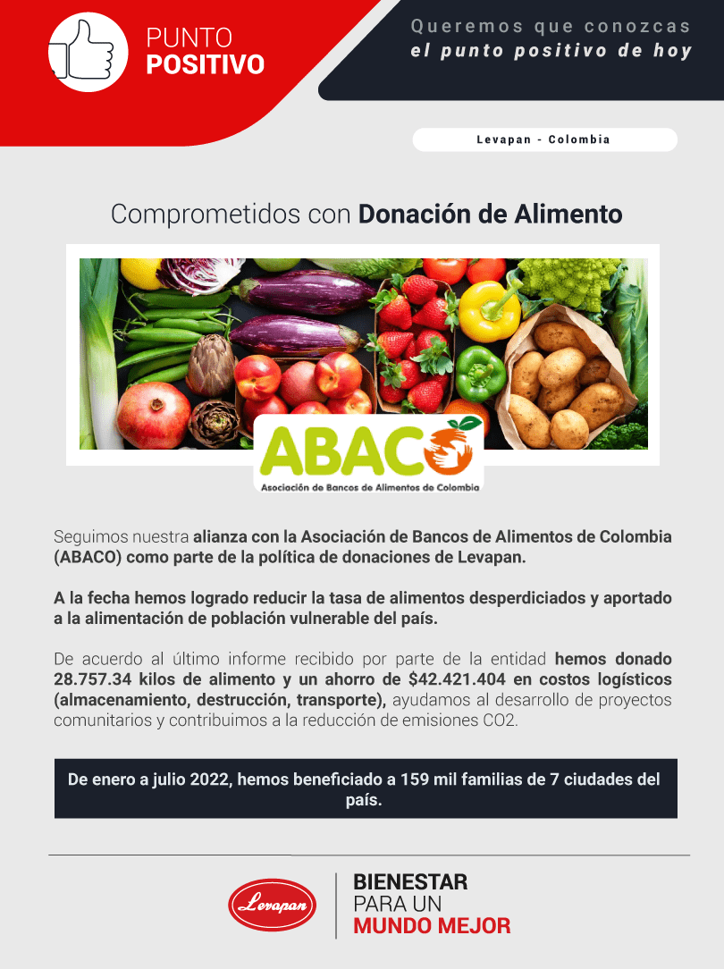 Donación Alimento